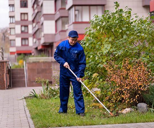 Уборка территории в Лазаревском и  Краснодарском крае