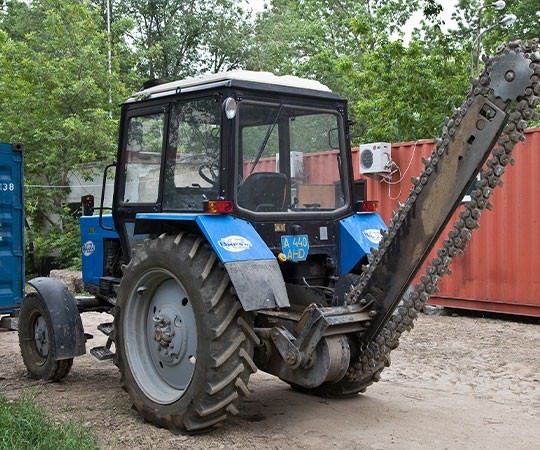 Траншеекопатель в аренду в Лазаревском и  Краснодарском крае